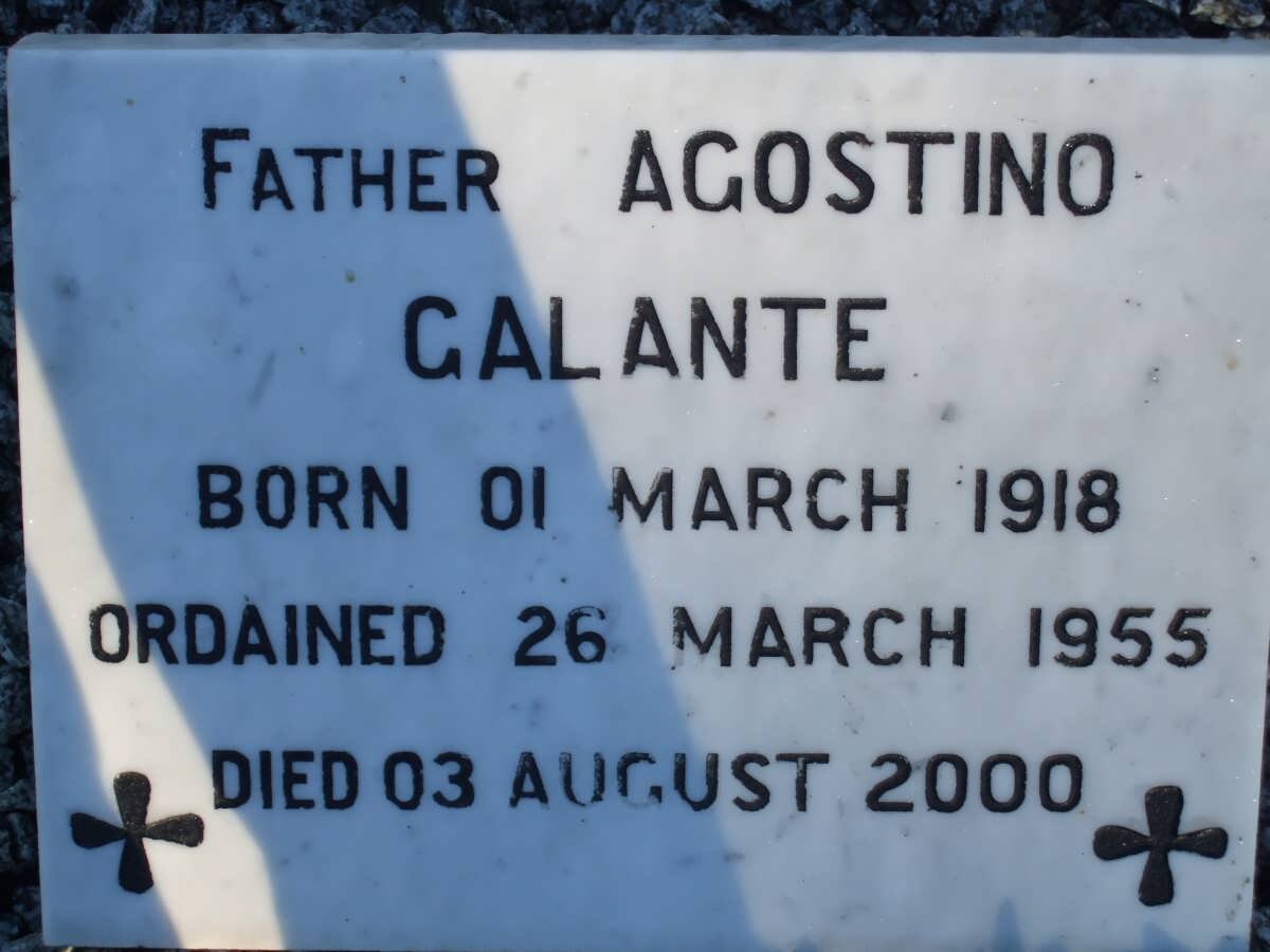 GALANTE Agostino 1918-2000