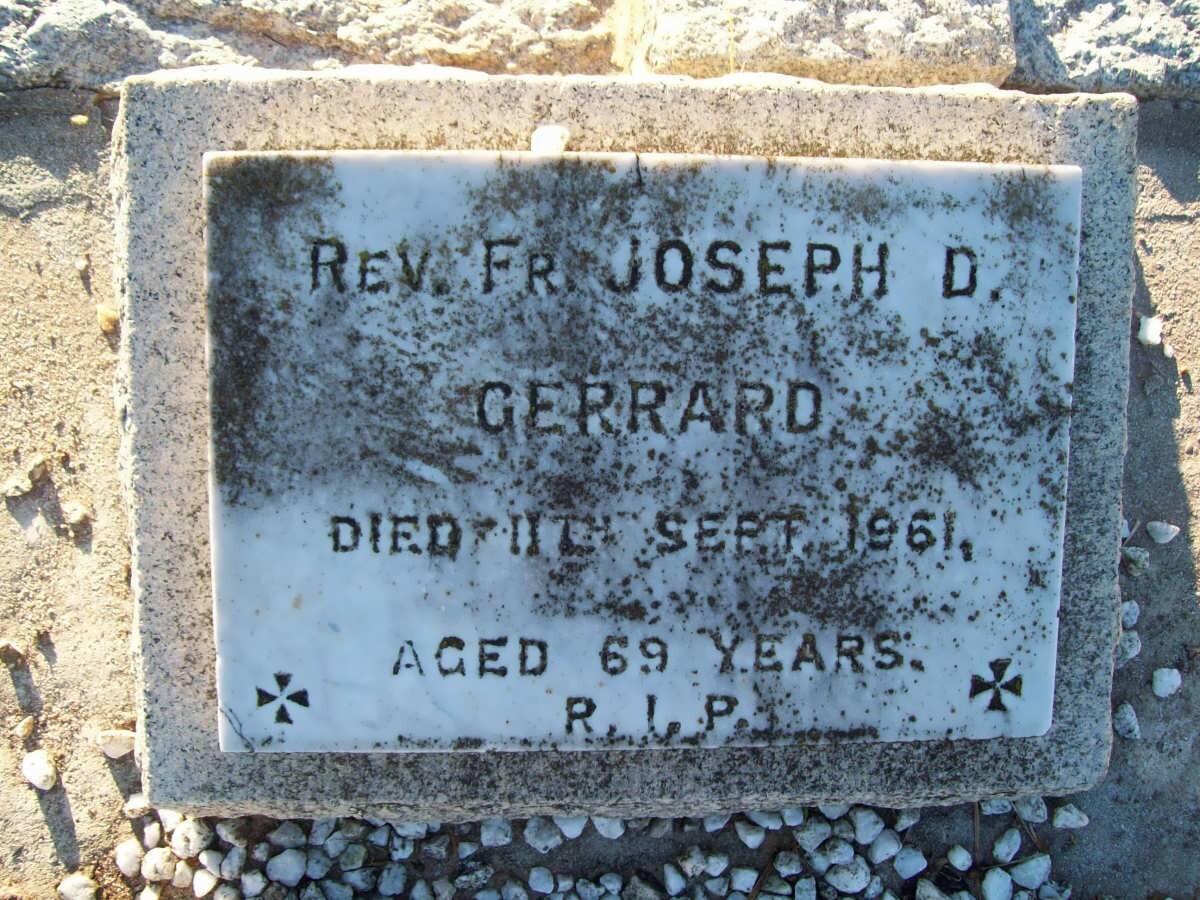 GERRARD Jospeh D. -1961
