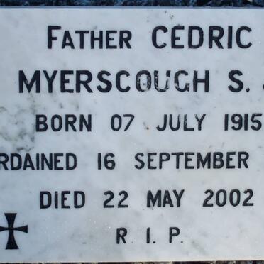 MYERSCOUGH Cedric 1915-2002