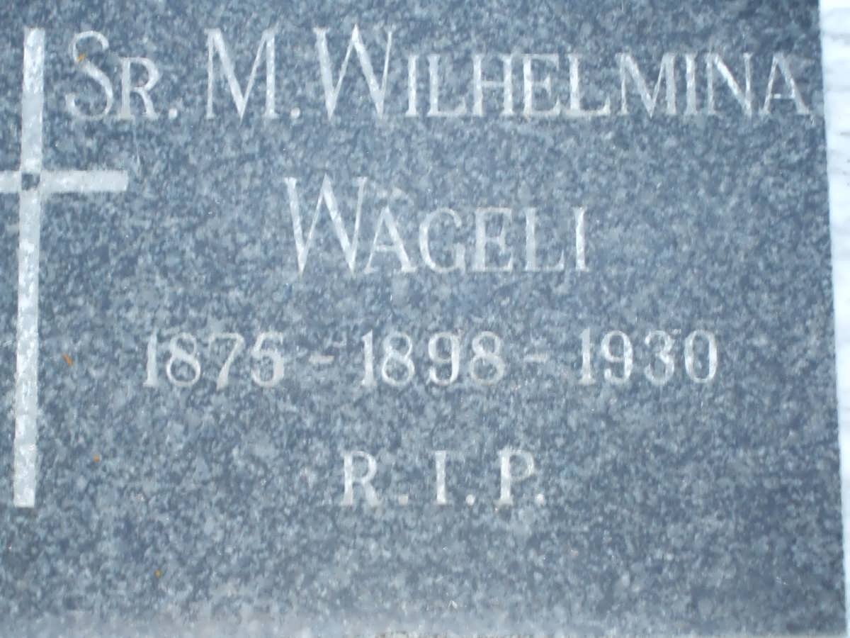 WAGELI M. Wilhelmina 1875-1930