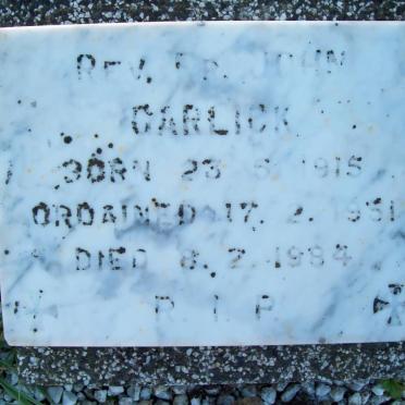 GARLICK John 1915-1984