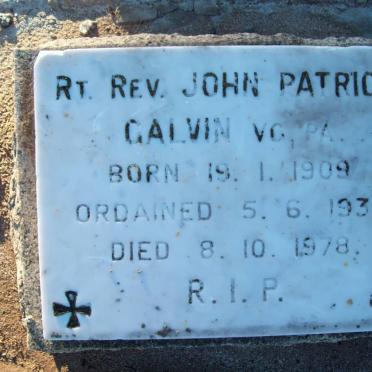 GALVIN John Patrick 1909-1978