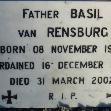 RENSBURG Basil, van 1930-2002
