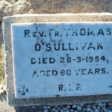 O'SULLIVAN Thomas -1954