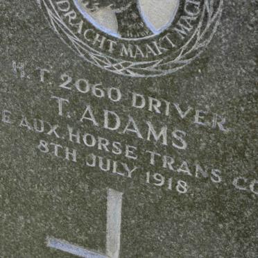 ADAMS T. -1918