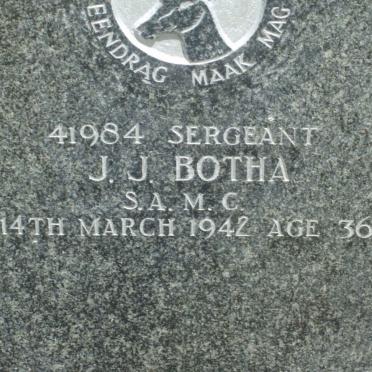 BOTHA J.J. -1942