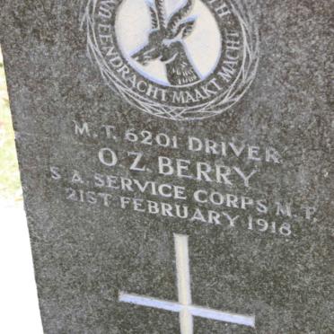 BERRY O.Z. -1918