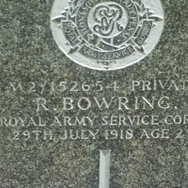 BOWRING R. −1918
