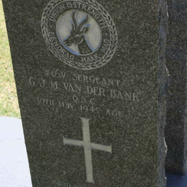 BANK G.J.M., van der -1945