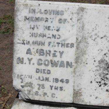 COWAN Aubrey N.Y. -1949