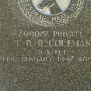COLEMAN T.R.R. -1942