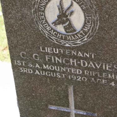 DAVIES G.G., Finch -1920