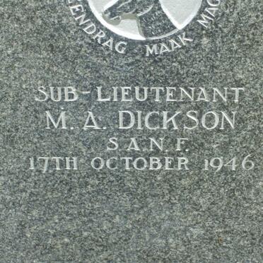 DICKSON M.A. −1946