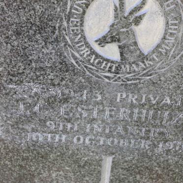 ESTERHUIZEN J.C. -1918