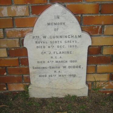 FLAHINE J. -1900 :: DIDOE W. -1900 :: CUNNINGHAM W. -1899