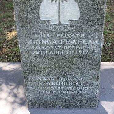 FRAFRA Agonga -1917 :: ABUDULAI S. -1917