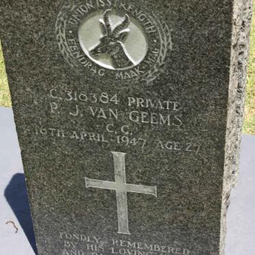 GEEMS P.J., van -1947
