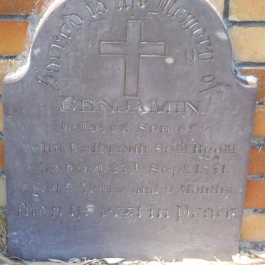 GALBRAITH Benjamin -1871