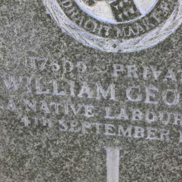 GEORGE William -1918