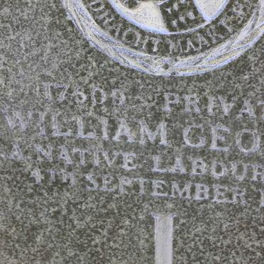 GEORGE William -1918