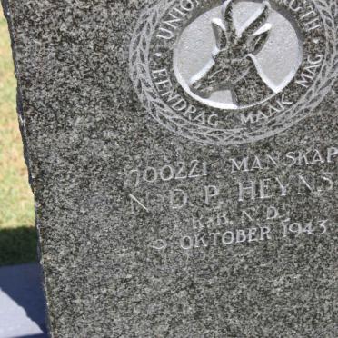 HEYNS N.D.P. –1942