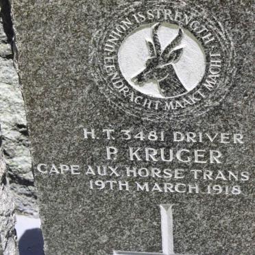 KRUGER P. -1918