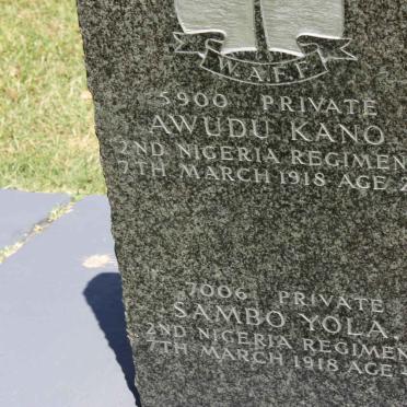 KANO Awudu -1918 :: YOLA Sambo -1918