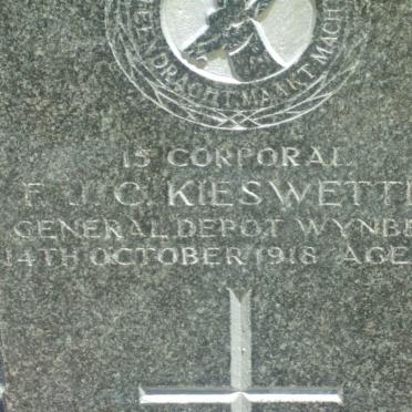 KIESWETTER F.J.C −1918