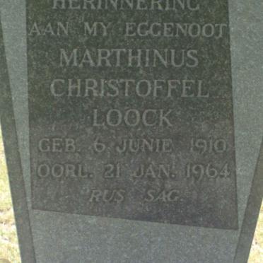 LOOCK Marthinus Christoffel 1910-1964
