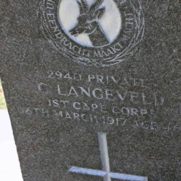 LANGEVELD C. -1917