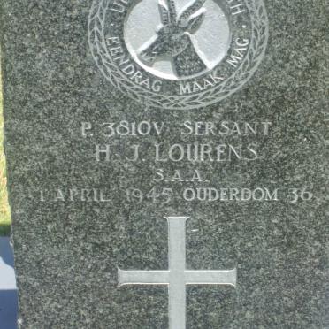 LOURENS H.J. -1945