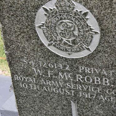 McROBB W.F. -1917