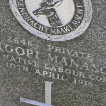 MANASO Kgopi -1918