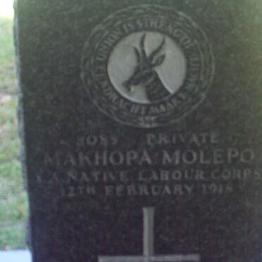 MOLEPO Makhopa −1918