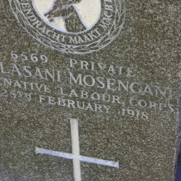 MOSENGANI Mhlasani -1918