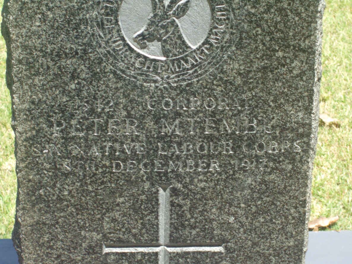 MTEMBU Peter −1917