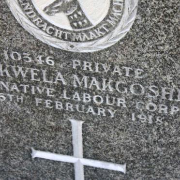 MAKGOSHI Makwela -1918