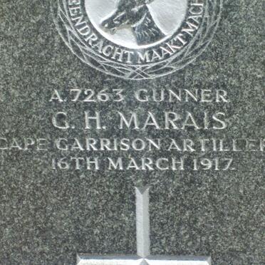 MARAIS G.H. -1917