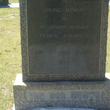 MERWE Petrus Johannes, van der 1913-1962