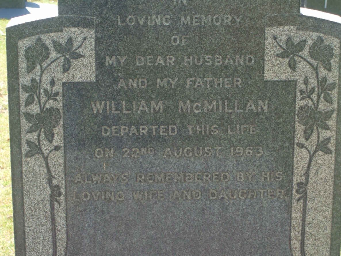 MCMILLAN William -1963