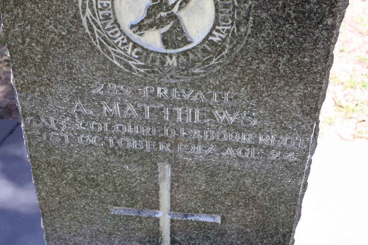 MATTHEWS A. -1917