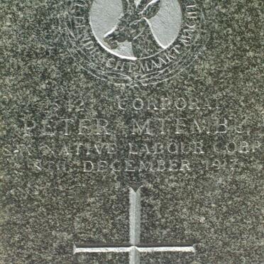 MTEMBU Peter −1917