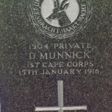 MUNNICK D. −1918