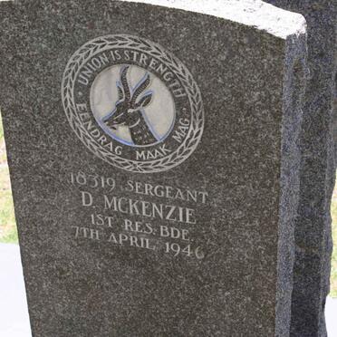 McKENZIE D. -1946
