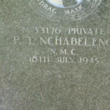 NCHABELENG P.T. −1945