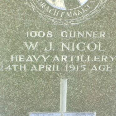 NICOL W.J. -1915