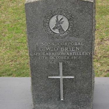 O'BRIEN G.W. -1918