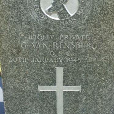 RENSBURG G., van -1945