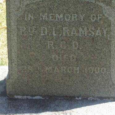 RAMSAY D.L. -1900