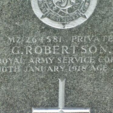 ROBERTSON G. -1918
